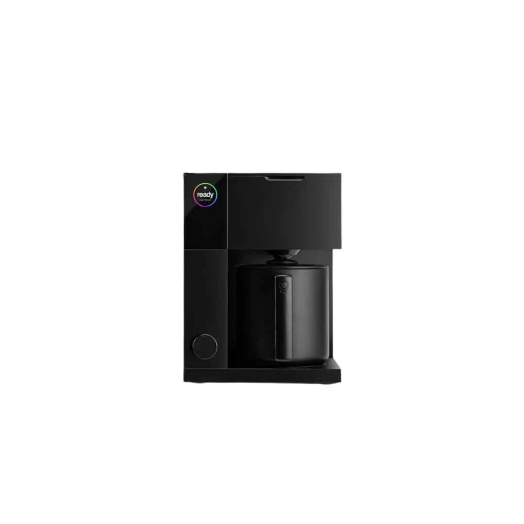 Fellow Aiden Precision Coffee Maker – 10-Cup Thermal Carafe, Programmable Drip Coffee Machine, Single Serve & Batch Brew, Adjustable Brew Strength, Removable Water Tank, Matte Black