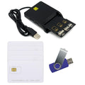 Gialer LTE Cards Program kit, SIM Card Tools & Accessories Include 1 SIM Card Reader + 5pcs programmable USIM Cards + 1 Mini Micro Nano sim Card Adapter kit + GRSIM Software Programer Tool