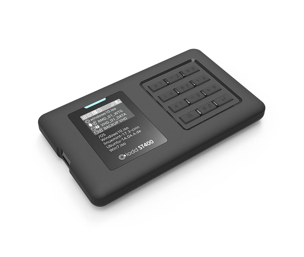 IODD ST400 2.5 inch Enclosure/USB-C/Bootable Virtual ODD&HDD / AES256 Encryption Max up to 76 Digits/Write Protect / 2541(ST400/USB-C Type/Next Gen Model) Made in Korea