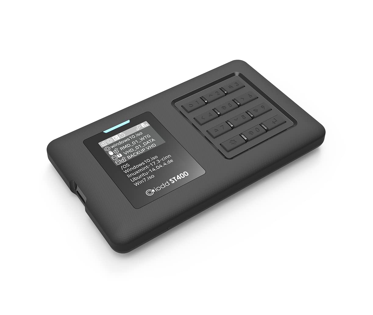 IODD ST400 2.5 inch Enclosure/USB-C/Bootable Virtual ODD&HDD / AES256 Encryption Max up to 76 Digits/Write Protect / 2541(ST400/USB-C Type/Next Gen Model) Made in Korea