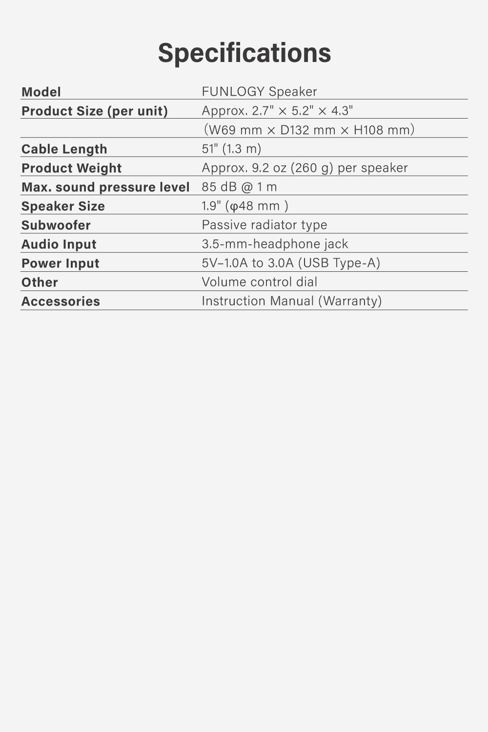 FUNLOGY Speaker - 14W Stereo PC Speakers, USB Powered, Compact Size with 30° Tilt Design, Volume Dial Control, for Desktop, Laptop, Monitor, Gaming Consoles, White