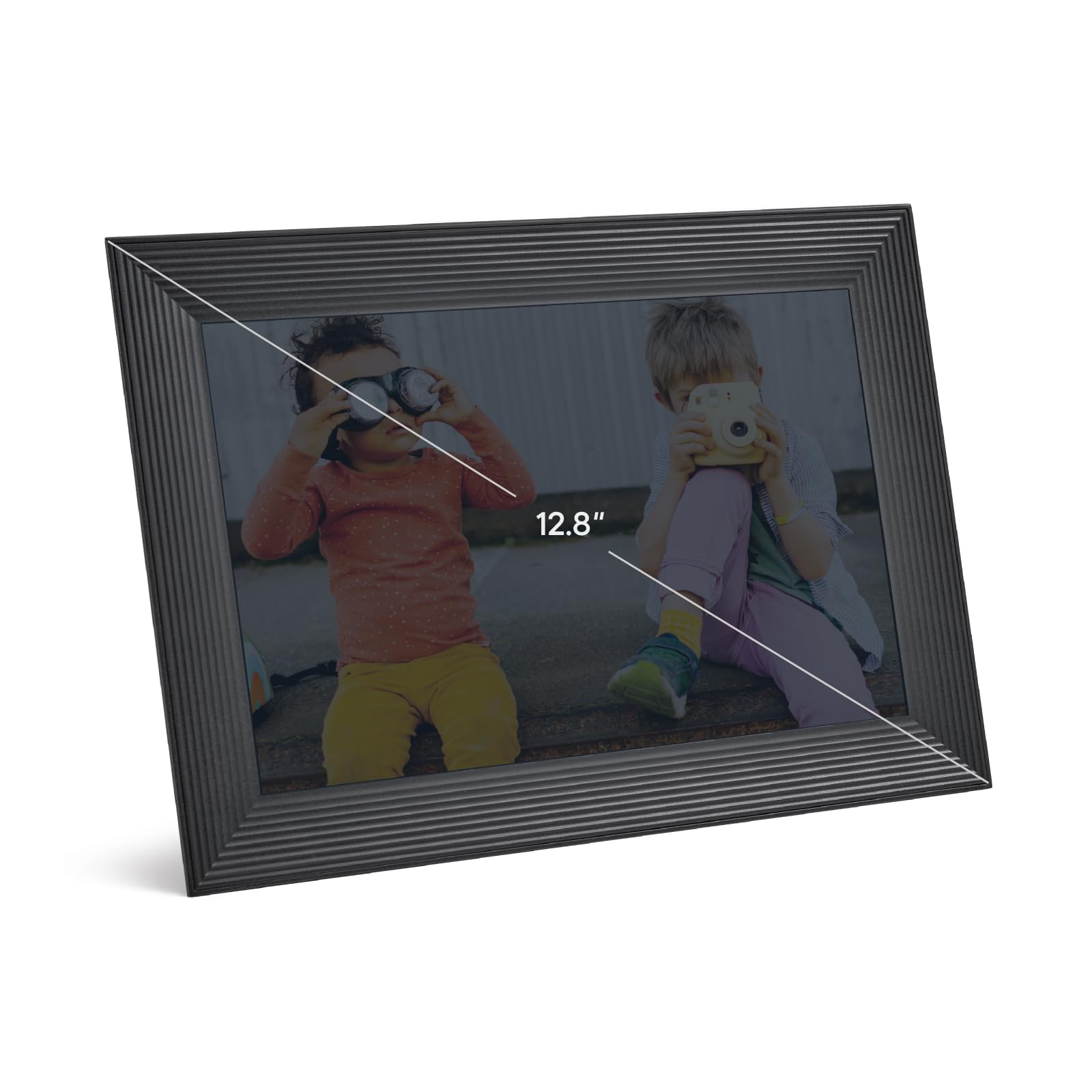 Aura Carver 10.1" HD Digital Picture Frame | Wirecutter's Best Digital Frame for Gifting | Send Photos Directly to Your Frame from Anywhere | Quick & Easy Setup Over WiFi | Unlimited Storage - Black