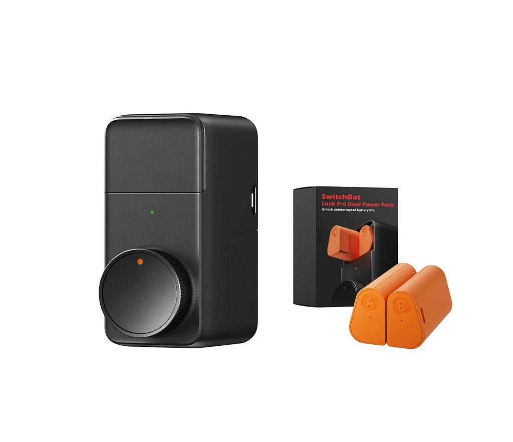 SwitchBot Smart Lock Pro, Keyless Entry Door Lock, Smart Door Lock Front Door, Electronic Smart Deadbolt, Fits Your Existing Deadbolt in Minutes, Add SwitchBot Hub2 to Support Matter, Alexa and Google