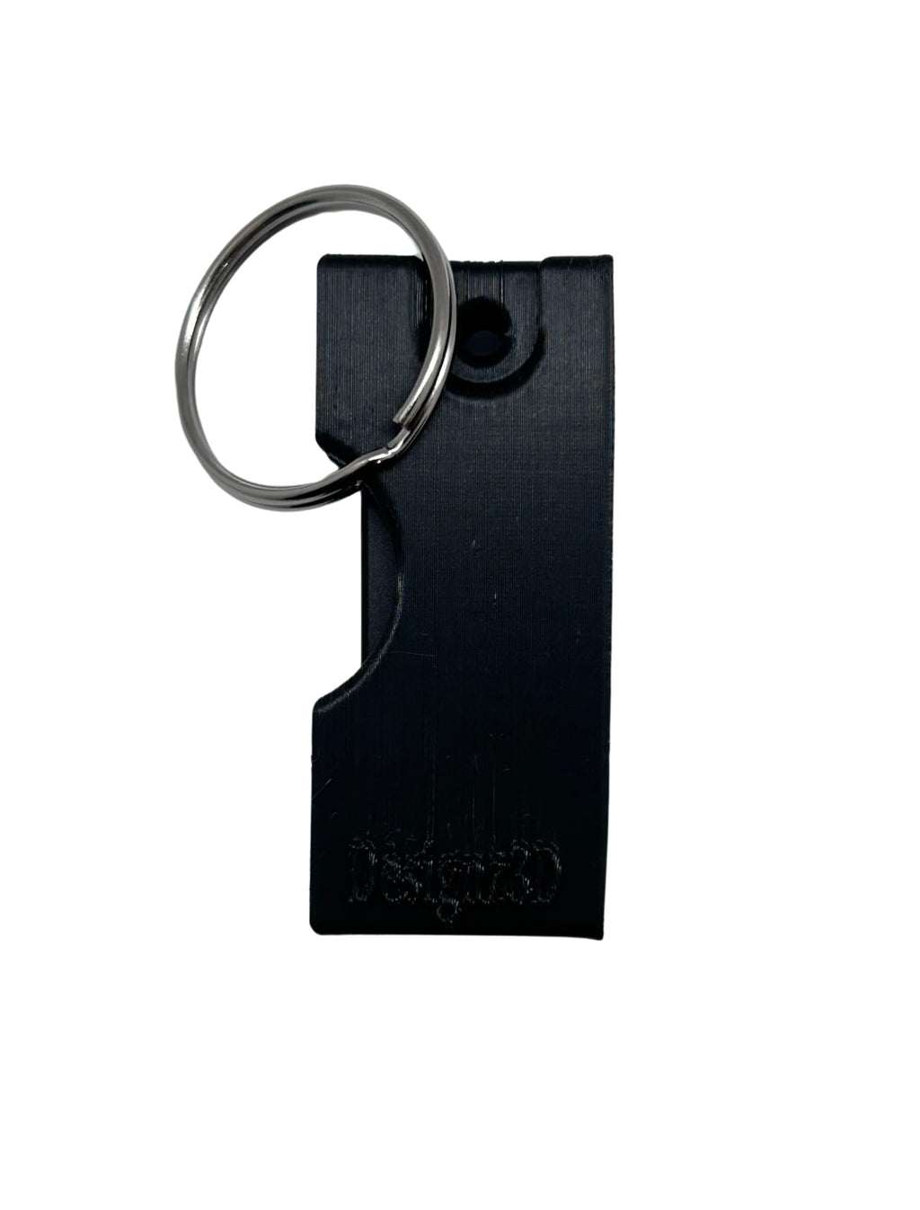 Designz3D Yubikey Protector Flip Case Keychain Holder (5 NFC / 5C NFC) (Black, 5C NFC)