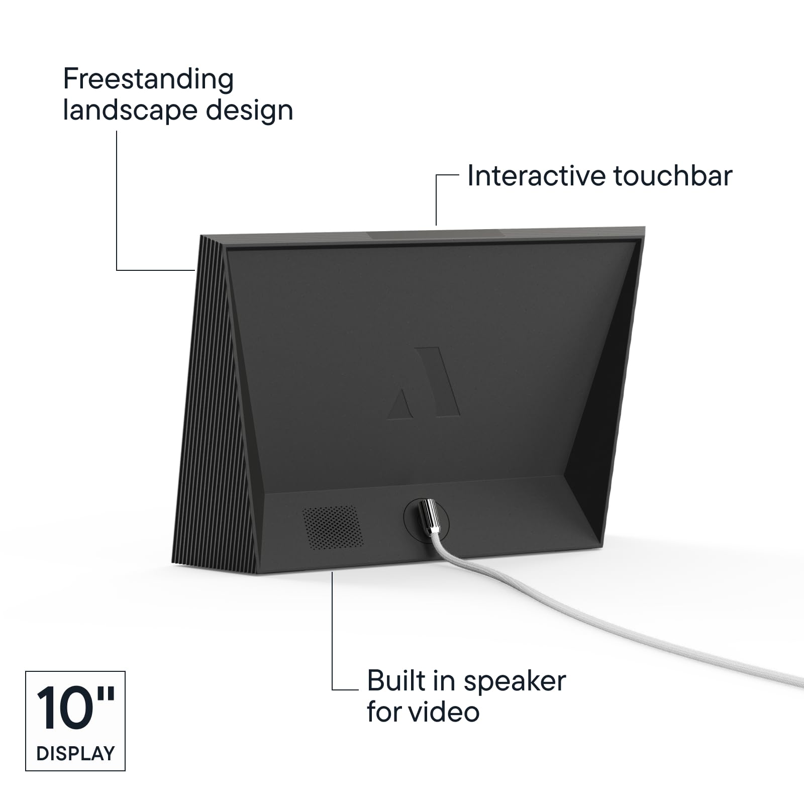Aura Carver 10.1" HD Digital Picture Frame | Wirecutter's Best Digital Frame for Gifting | Send Photos Directly to Your Frame from Anywhere | Quick & Easy Setup Over WiFi | Unlimited Storage - Black