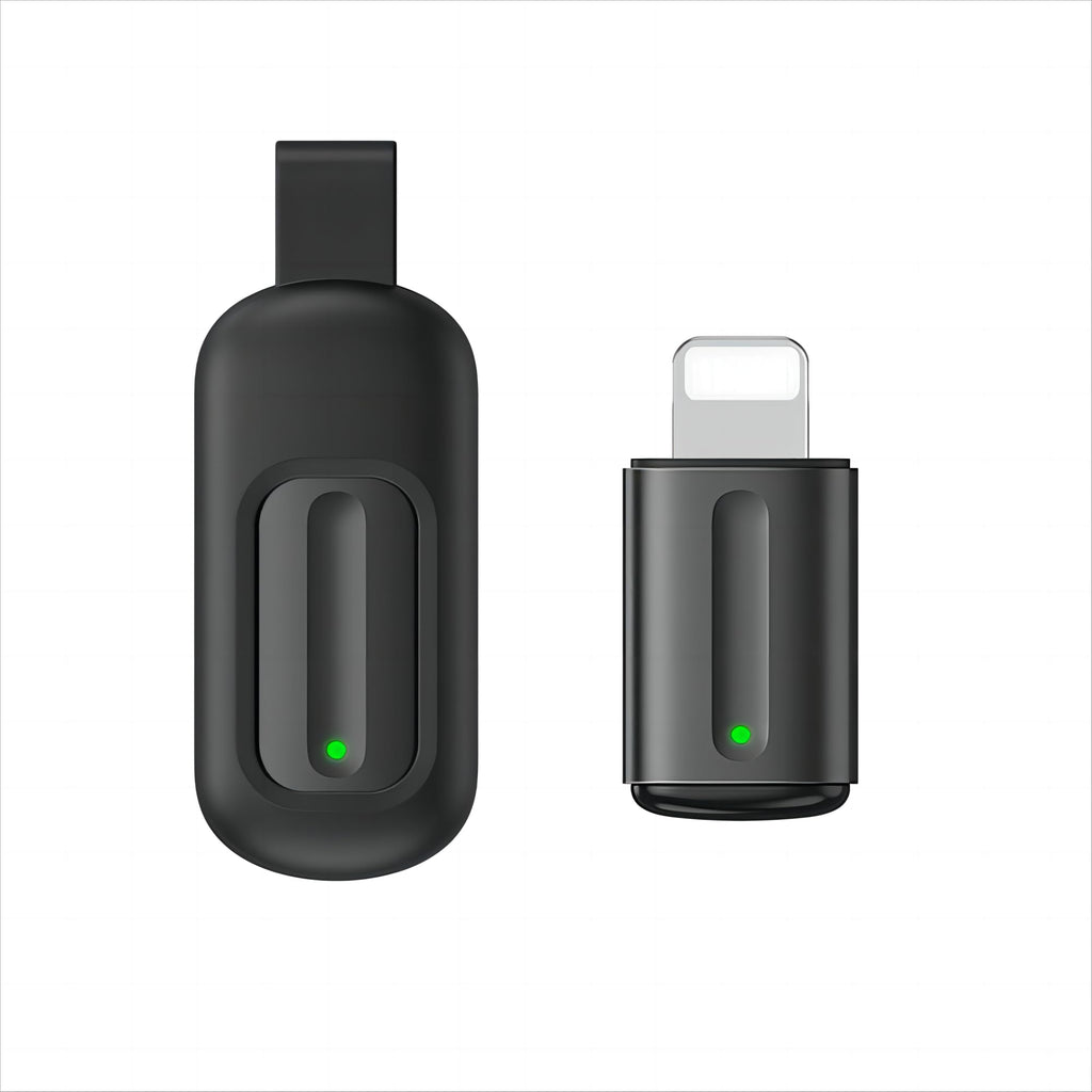Universal Remote Control Adapter for iPhone All in One Remote Control for TV/AC/DVD Compatible with Samsung, Sony, Panasonic, Sharp, LG and More. (Black, for Lightning Plug iOS)
