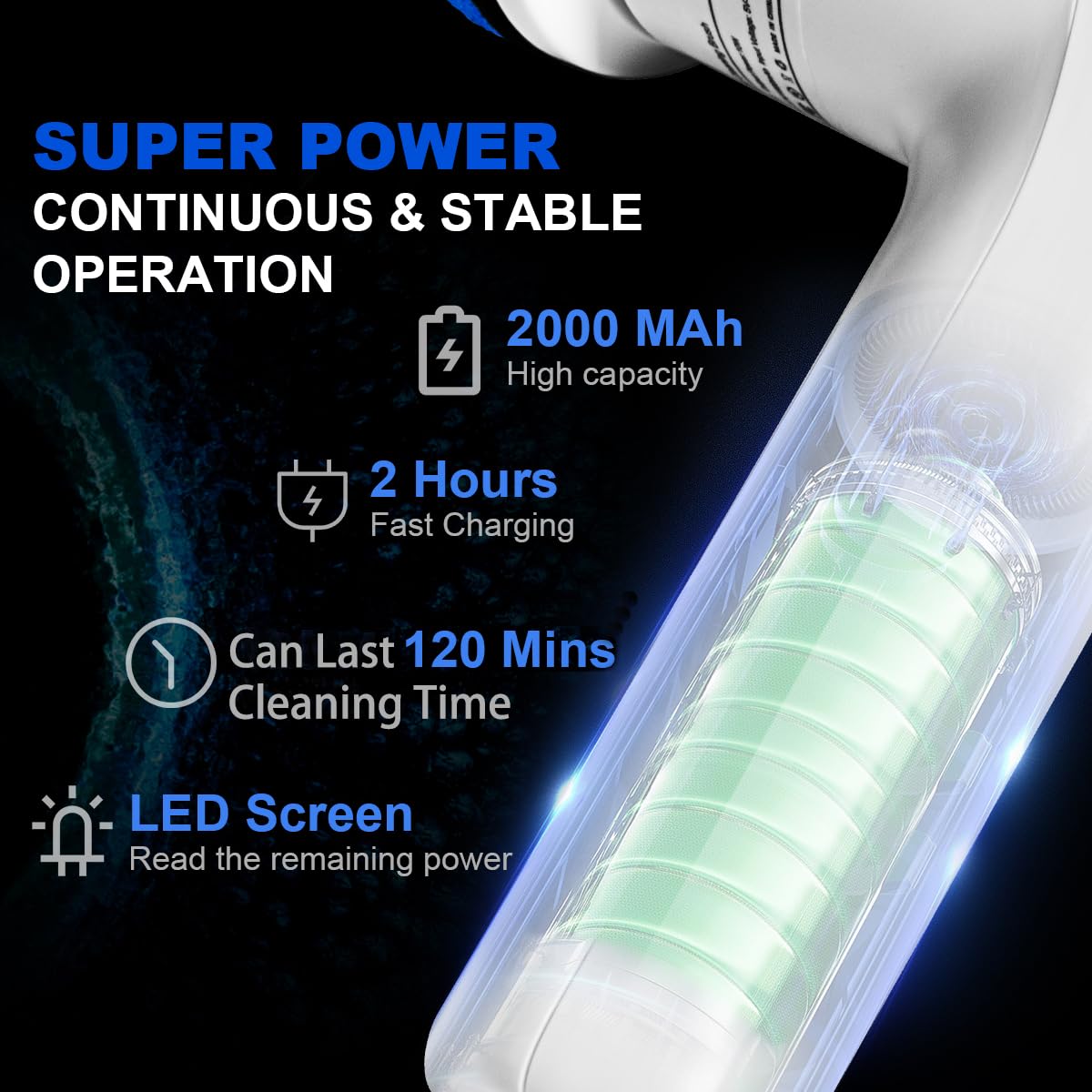 GEERLEPOL Electric Spin Scrubber, Power Scrubber Cordless Shower for Cleaning with LED Display, Bathroom, Tub, Kitchen Stove, Tile Grout 4 Brush Heads (White)