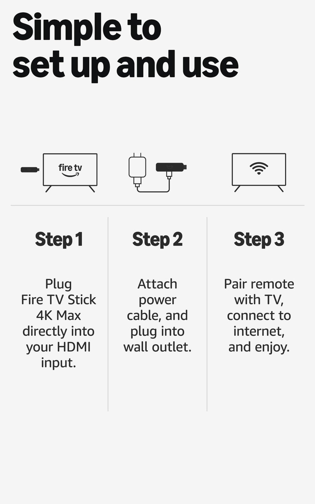 Amazon Fire TV Stick 4K Max (newest model), streaming device, with AI-powered Fire TV Search, supports Wi-Fi 6E, free & live TV without cable or satellite, find shows faster with Alexa+