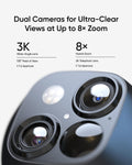 eufy Security SoloCam S340 2-Cam Kit (HomeBase S380) with Video Doorbell E340 (Battery Powered), Solar Security Camera, No Blind Spots, No Monthly Fee