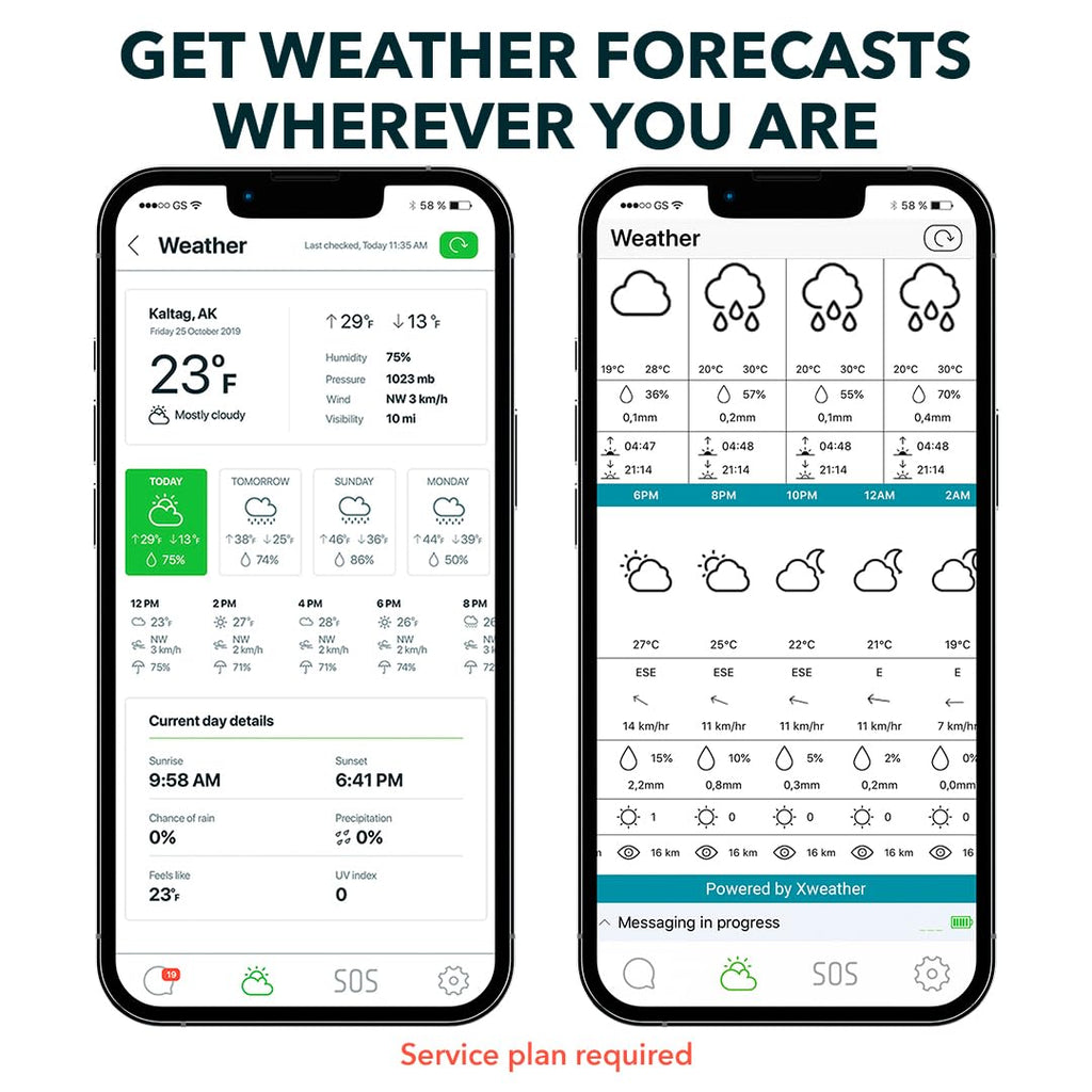 ZOLEO Satellite Communicator – Two-Way Global SMS Text Messenger & Email, Emergency SOS Alerting, Check-in & GPS Location – Android iOS Smartphone Accessory