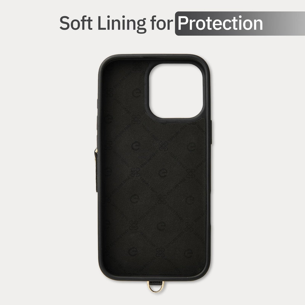 ZVE for iPhone 13 Wallet Case with Wristlet, Zipper Leather Case with RFID Blocking Card Holder Slots Purse, Protective Carrying Cover for iPhone 13 6.1" (2021) - Black
