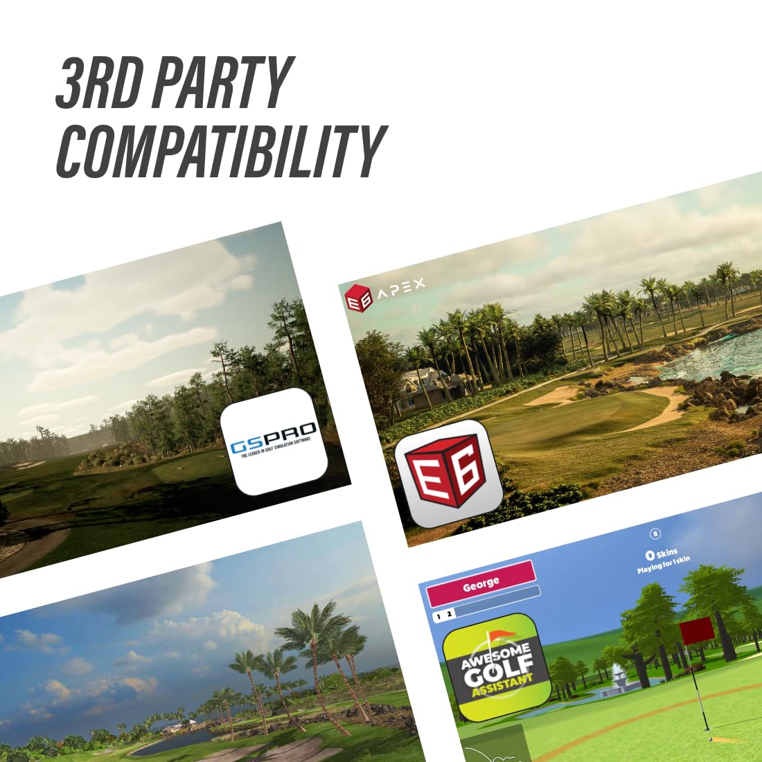 Rapsodo MLM2PRO Launch Monitor Golf Simulator | Swing Trainer & Shot Tracker for Home & Driving Range | Golf Training Aid (3 ProV1 Balls)
