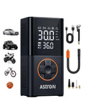 AstroAI L7 Tire Inflator Portable Air Compressor,150 PSI Cordless Mini Air Bike Auto Shut-Off Pump with Digital Display Pressure Gauge, Fast Inflation & LED Light for Car Tires,Motorcycles,Bikes,Balls