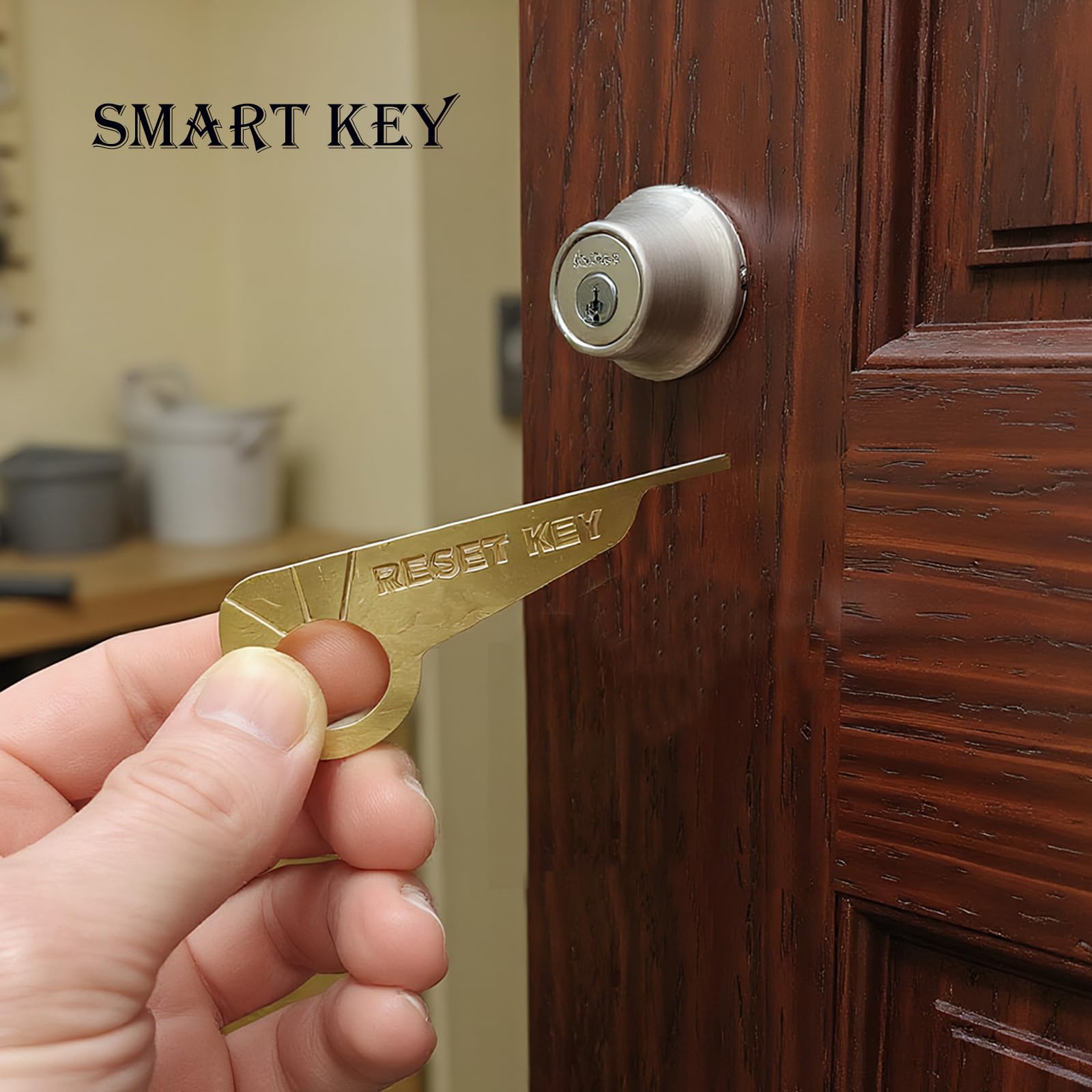 2Pcs SmartKey Learn Tool, Rekeying Tool for SmartKey Enabled Locks and Deadbolts, Key Change Tool for Kwikset Lock Cylinder Rekeying Kit, Lock Rekey Tool for Homeowners and Locksmiths
