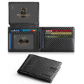 RUNBOX Wallet for Men -Slim RFID Leather Mens Bifold Wallets 2 ID Window With Gift Box Men's Accessories
