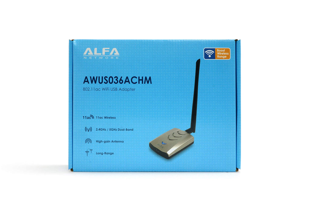Alfa AWUS036ACHM 802.11ac WiFi Range Boost USB Adapter