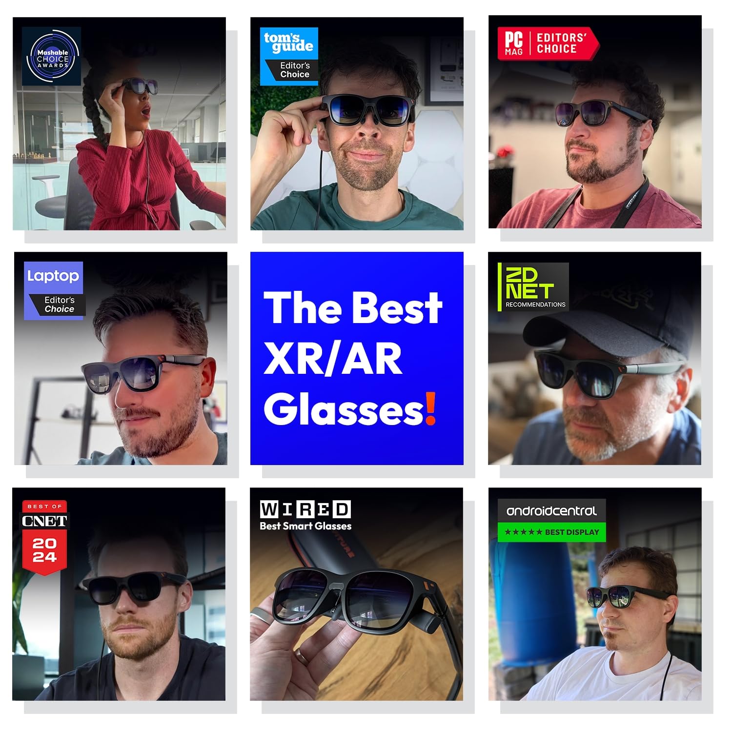 VITURE Pro XR/AR Glasses, 135" 120Hz 1000Nits Display, Harman Audio,Electrochromic Film,Myopia Adjustments,for iPhone 17/16/15/Android/Mac/PC/Steam Deck-Used Like New