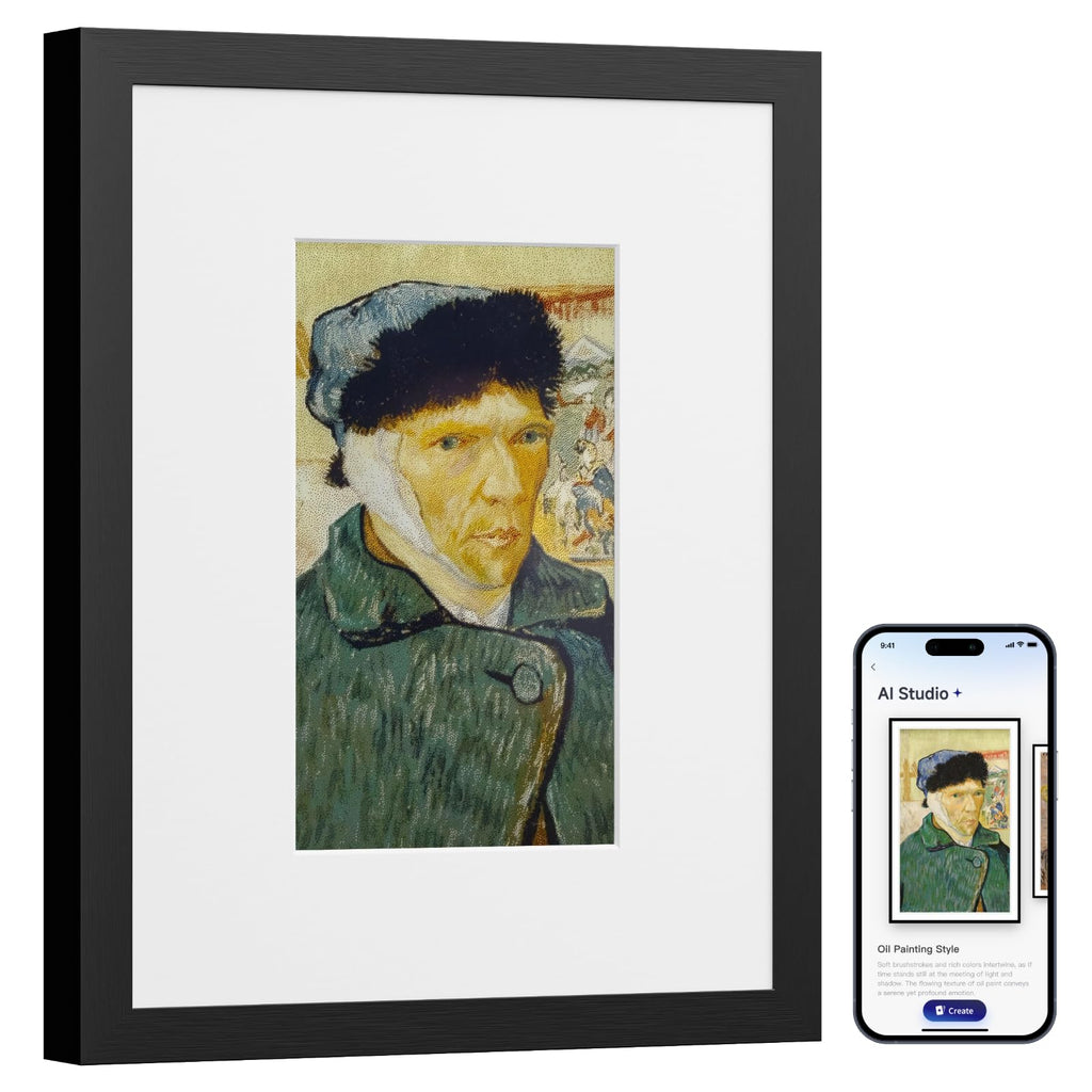 SwitchBot AI Art Frame 7.3'', Electronic Ink Picture Frame, Wireless Digital Photo Frame, Long Battery Life, Alexa Compatible, Wall Decoration, Home Décor, AI-Generated Art, Gift for Art Lovers