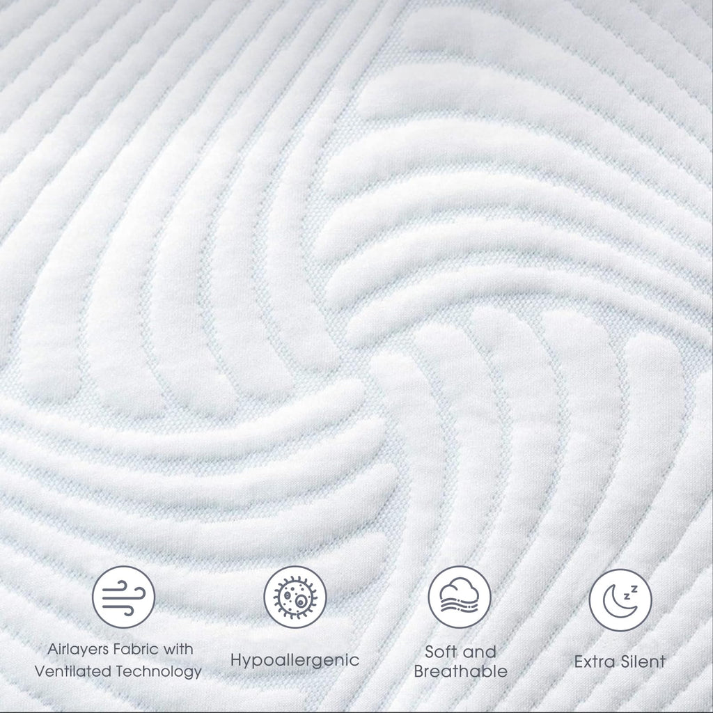King Size Electric Heated Mattress Pad - Bed Warmer with Memory & Preheat Functions, 12 Heat Settings Dual Control for 1-12 Hours Auto Off, Lighted Button