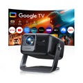 Smart 4K Projector [Google TV Stick Built-in & 360° Stand] with WiFi 6, Bluetooth 5.3, HDR10, 30W Hi-Fi, AI Auto Focus, Outdoor Portable Short Throw Movie Projector for Home Theater Bedroom Ceiling