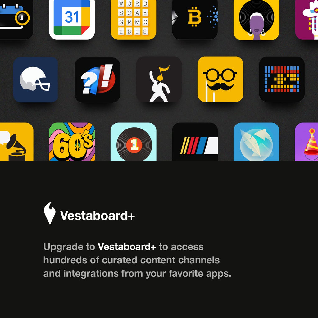 Vestaboard Message Board - Flagship Black - Inspire from Anywhere with The Beautiful 42” Split-Flap Display - Smart Messaging Display