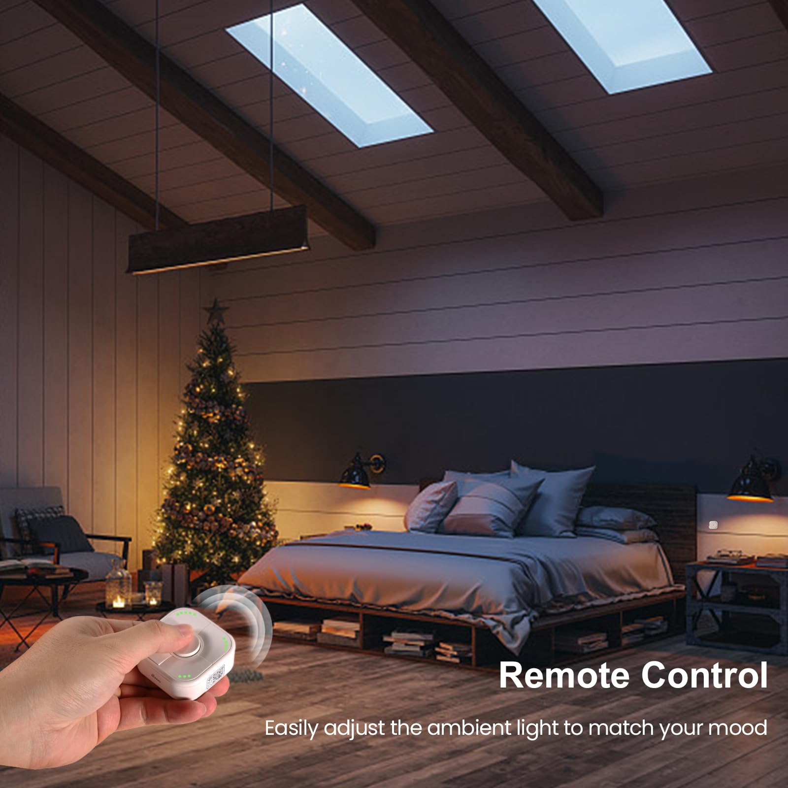 Onvis Smart Button, 5-Keys Smart Switch, Scene Controller, Compatible with Apple HomeKit, Automatically Trigger Accessories & Scenes-Thread (iOS 17.4 or Later is Required)
