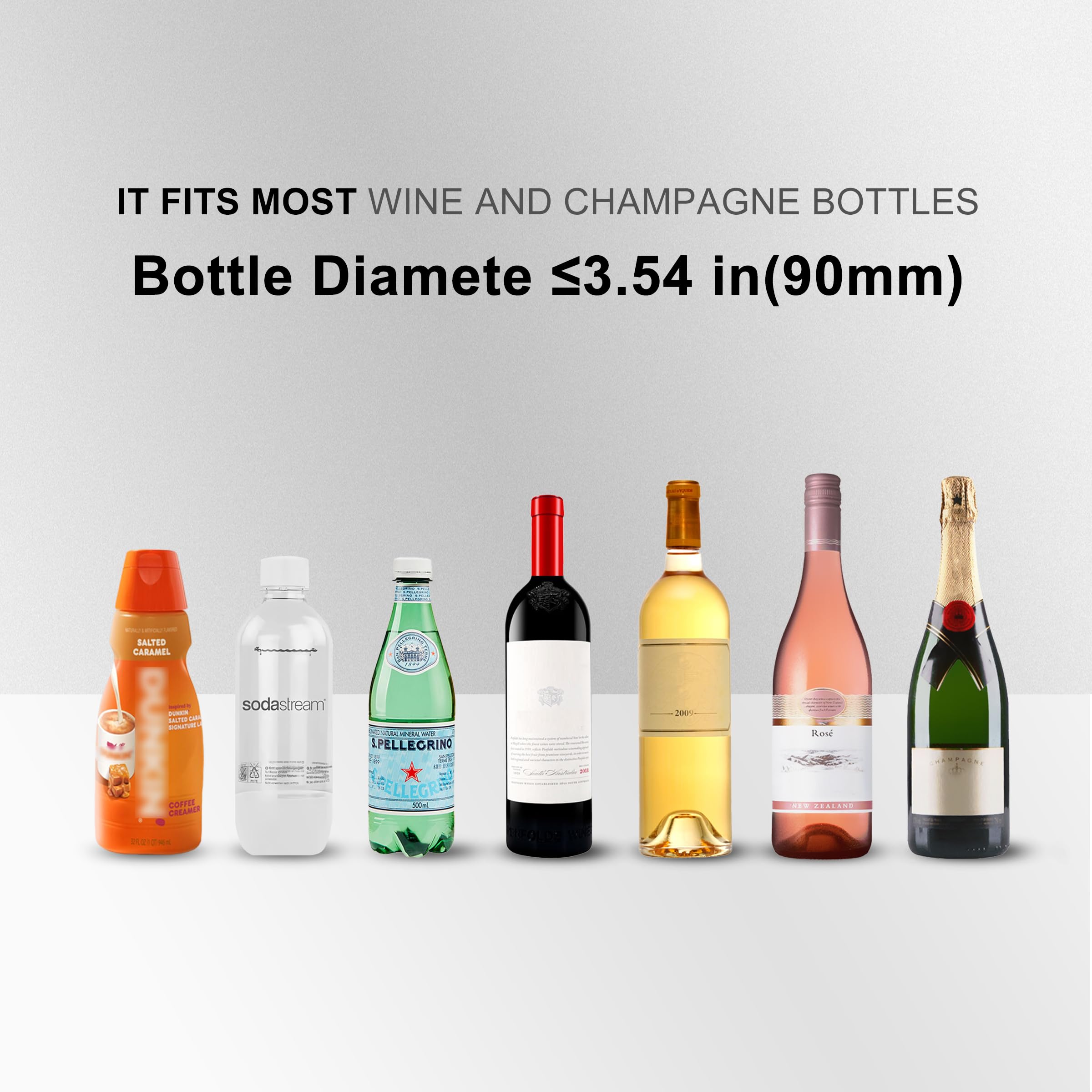 Cobalance Wine Chiller Electric,Single Bottle Cooler for 750ml Wine or Some Champagne,Portable Coolers Keep Cold Up to 24h,Personalized Chillers at Party,Gift for Wine Lover