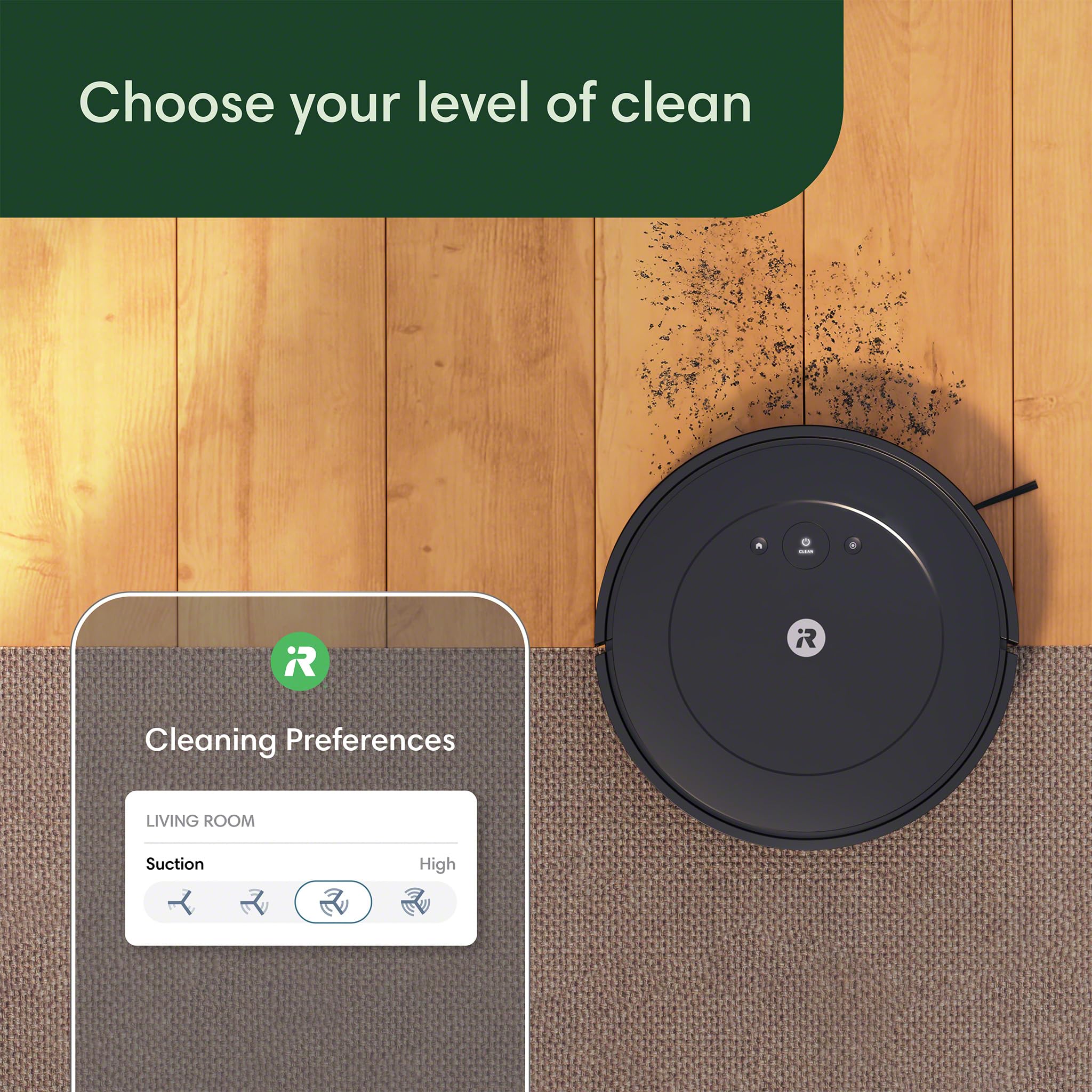 iRobot Roomba Vacuum 2 Essential Robot with AutoEmpty Dock, 3 Suction Levels, Latest Floor Tracking Sensors, and Compact Design (Black)