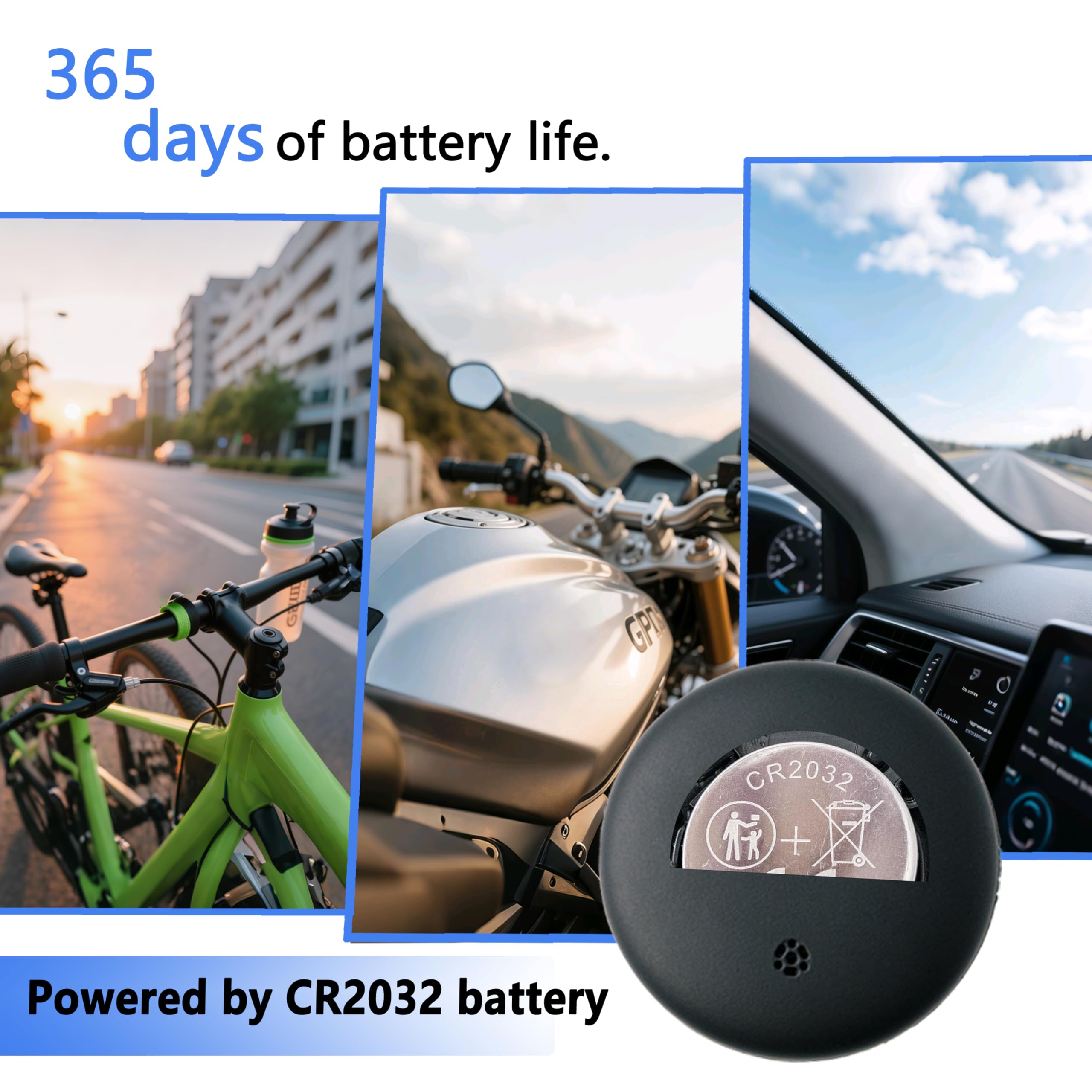 Super Magnetic! 360 Days of Battery Life! Apple Find My Subscription-Free GPS Car Locator - Waterproof and Drop-Proof, Stealth Tracking, 1 Year Only Replacement Not Repair