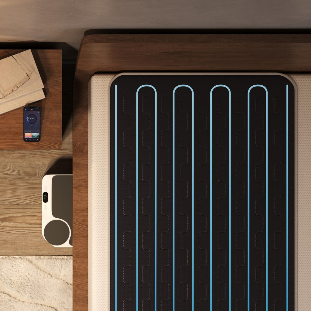 Chilipad Dock Pro with Cool Mesh Bed Cooling System - Active Cooling & Heating Mattress Pad for Optimal Sleep, Temp Range of 55-115F, ME Half King or TwinXL Size (38" W x 80" L)