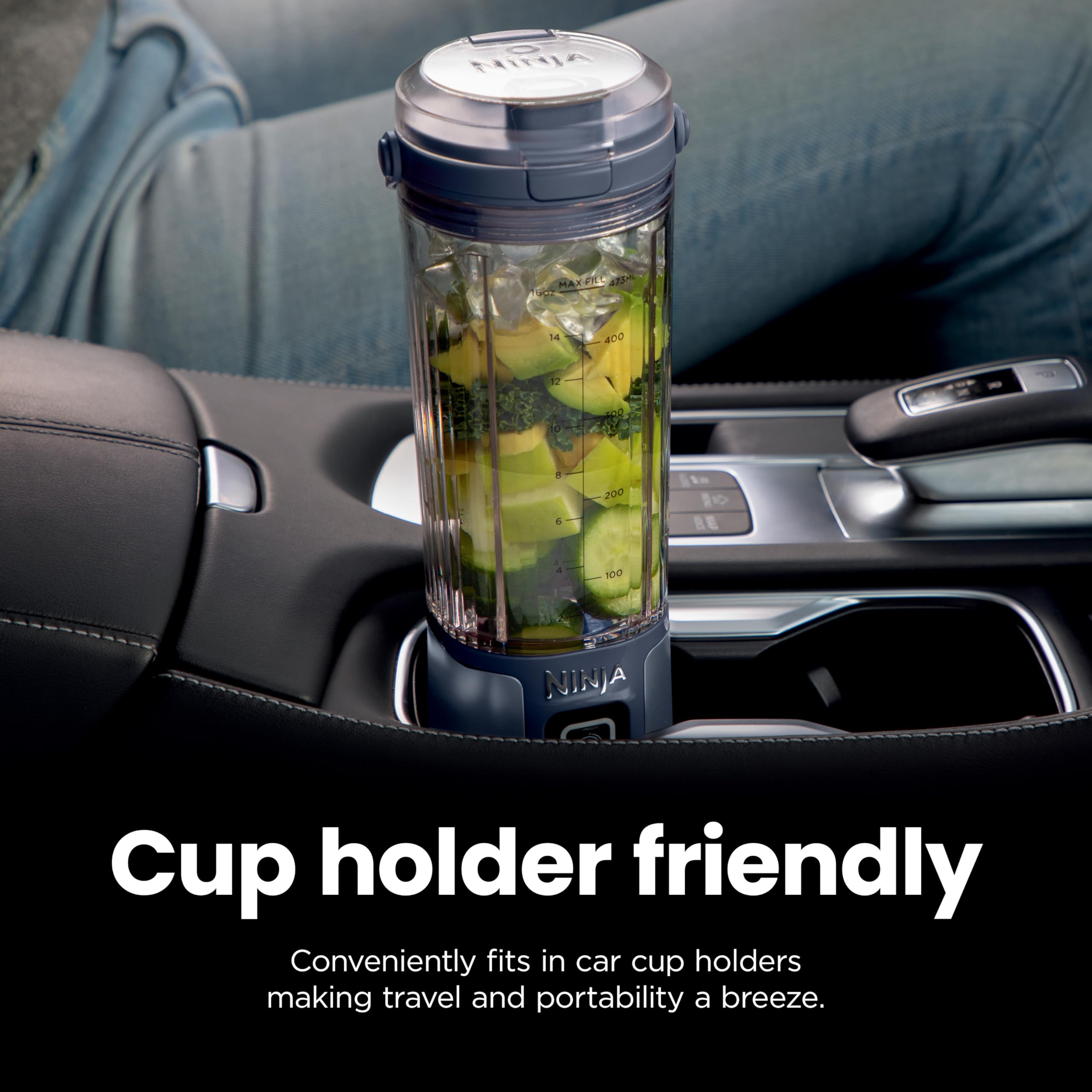 Ninja BC151PR Blast Portable Blender, Cordless, 18oz. Vessel, Personal Blender-for Shakes & Smoothies, BPA Free, Leakproof-Lid & Sip Spout, USB-C Rechargeable, Dishwasher Safe Parts, Passion Fruit
