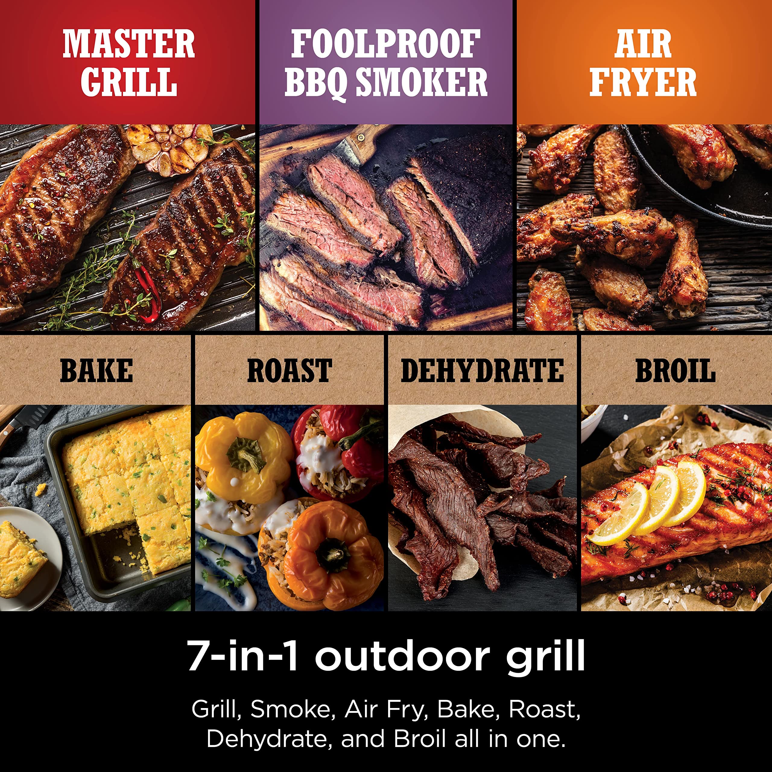 Ninja Woodfire 7-in-1 Outdoor Grill & Smoker